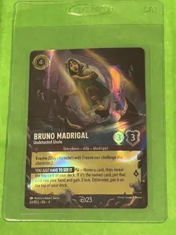 Disney Lorcana D23 Promo - Bruno Madrigal Undetected Uncle - 04/D23 - Image 1