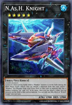 Yu-Gi-Oh! 3x N.As.H. Knight JUSH-EN059 Rare - Image 1