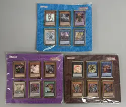 Lot of (3) Different Yu-Gi-Oh! 25th Anniversary Pin Sets Unopened - Image 1