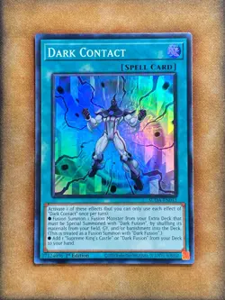 Yugioh Dark Contact SUDA-EN051 Super Rare 1st Ed NM - Image 1
