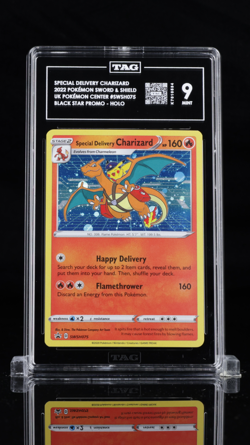 TAG 9 MINT Special Delivery Charizard SWSH075 Holo Promo Pokemon Card - Image 1