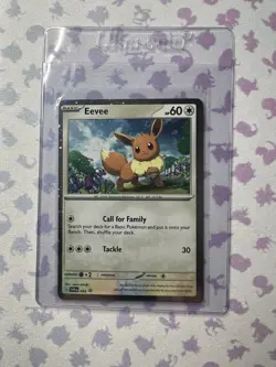 Eevee SVP EN 043 Black Star Promo Pokemon TCG Obsidian Flames 3Pack Blister Card - Image 1