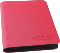 Luxury Faux Leather Trading Card Binder with 540 Capacity - Red, 9 Pocket Design - Image 3