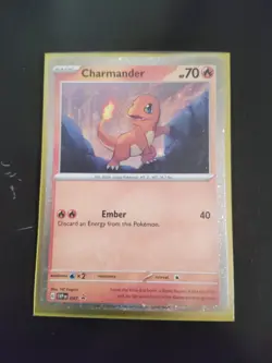 Charmander SVP EN 047 Black Star Promo Cosmos Holo Pokemon Card NM - 151 poster - Image 1