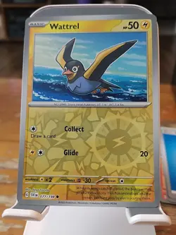 Pokemon TCG Wattrel Reverse Holo Card 077/198 Scarlet & Violet Base Set - Image 2