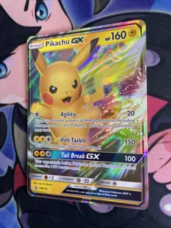 Pokemon TCG Pikachu GX SM232 Promo Card Holo Rare NM - Image 3