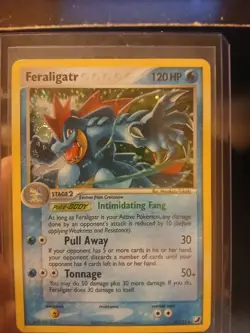 Feraligatr 4/115 EX Unseen Forces Holo Pokemon Rare Card 2005 NM Buy it now gift - Image 2