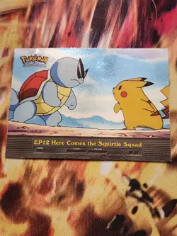 Topps Pokemon Card - EP12 - Here Comes the Squirtle Squad - Holo Foil Blue - NM - Image 1