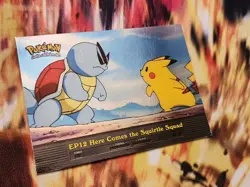 Topps Pokemon Card - EP12 - Here Comes the Squirtle Squad - Holo Foil Blue - NM - Image 2
