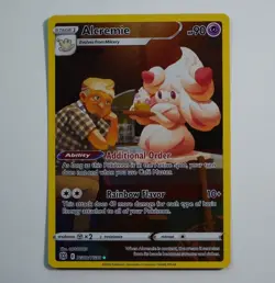 Alcremie Ultra Rare Pokemon SWSH09: Brilliant Stars Trainer Gallery TG08/TG30 NM - Image 1