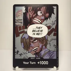 They Believe in Me!! DON!! Card -Fist of Divine Speed Holo One Piece NM OP11 - Image 1