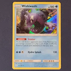 Wishiwashi 62/236 - Cosmic Eclipse - Rare Holo Pokemon Card - M / NM - Image 1