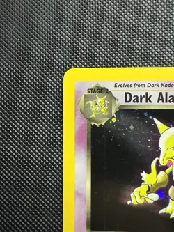 Pokemon TCG Dark Alakazam 1/82 Team Rocket Holo SWIRL LP - Image 4