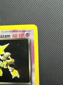 Pokemon TCG Dark Alakazam 1/82 Team Rocket Holo SWIRL LP - Image 5