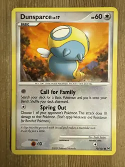 Dunsparce - 73/127 - Common MP, English Pokemon Platinum - Image 1