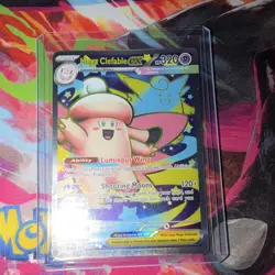 Pokemon TCG Mega Clefable EX 103/088 Breakthrough Ultra Rare Holo Full Art Eng - Image 1