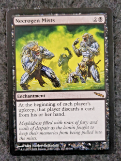 MTG English Necrogen Mists NM Normal Mirrodin No play (DS3D1K8) - Image 1