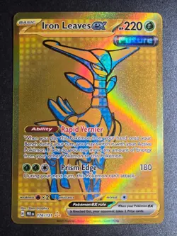 Iron Leaves ex 176/131 NM Prismatic Evolutions Holo Hyper Rare Pokemon - Image 1