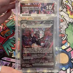 Pokemon TCG Charizard EX Paldean Fates Sir Ace 10 Gem Mint Card 234/091 - Image 2