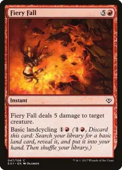 Fiery Fall - Light Play MTG Archenemy: Nicol Bolas - Image 1