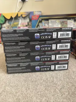 Pokemon TCG Mabosstiff ex Showcase Box Lot of 4 Sealed Promo Card Booster Packs - Image 2