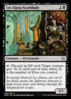 Lys Alana Scarblade -Foil Near Mint MTG Eternal Masters - Image 1