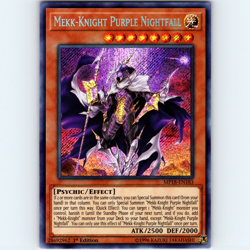 Yugioh Mekk-Knight Purple Nightfall MP18-EN183 1st Edition Secret Rare - NM 💎 - Image 1