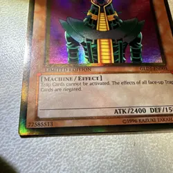 Konami Yu-Gi-Oh! TCG Gold Series 2008 Jinzo GLD1-EN003 Gold Rare Foil Lim - Image 4