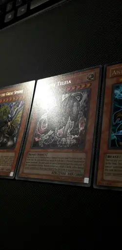 Yu-Gi-Oh! Andro, Teleia, Theinen the Great Sphinx, EP1-EN001-003, UR, Engl., NM+ - Image 4
