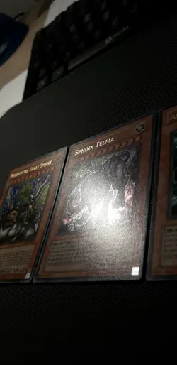 Yu-Gi-Oh! Andro, Teleia, Theinen the Great Sphinx, EP1-EN001-003, UR, Engl., NM+ - Image 5