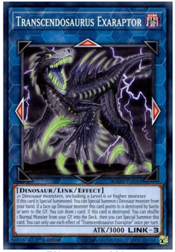 Yugioh! - Transcendosaurus Exaraptor - AGOV-EN044 - Common - 1st Ed - NM/M - Image 1