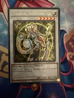 Yugioh! Magical Android BLMM-EN147 Secret Rare NM - Image 1