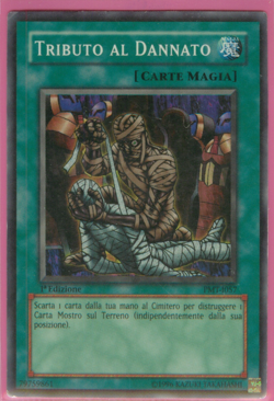 TRIBUTO AL DANNATO (Tribute To The Doomed) • Super R • PMT IT057 • 1Ed • Yugioh! - Image 1