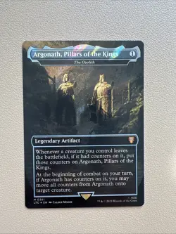Argonath, pillar of kings - The ozolith (surge foil) - MTG LTC - NM - Image 1