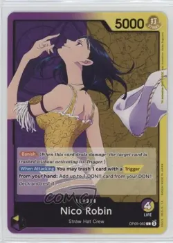 2024 One Piece Card Game: Emperors in the New World OP09 L Nico Robin #OP09-062 - Image 1