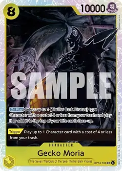 One Piece English - Gecko Moria - OP14-104 - SR - NM - Image 1