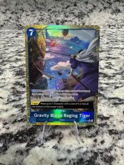 Gravity Blade Raging Tiger (Alt. Art) OP06-058 - Premium Booster The Best Vol. 2 - Image 1