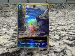 Gravity Blade Raging Tiger (Alt. Art) OP06-058 - Premium Booster The Best Vol. 2 - Image 2