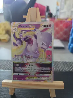 Pokemon Mewtwo VSTAR Holo Ultra Rare TCG Card 031/078 Pokemon Go Mint Condition - Image 1