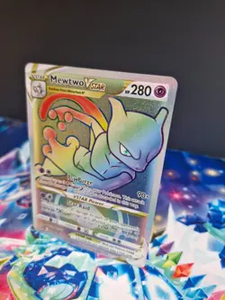 Pokemon TCG - Mewtwo VSTAR 079/078 - Pokemon Go - Rainbow Secret Rare - Image 2