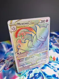 Pokemon TCG - Mewtwo VSTAR 079/078 - Pokemon Go - Rainbow Secret Rare - Image 3