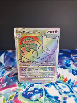 Pokemon TCG - Mewtwo VSTAR 079/078 - Pokemon Go - Rainbow Secret Rare - Image 4