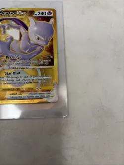 MewTwo VStar 086/078 Gold Pokemon Go Pokemon TCG NM - Image 3