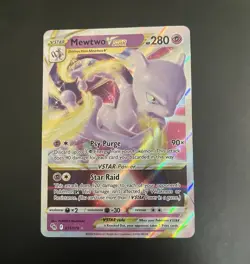 Mewtwo VSTAR Pokemon GO 031/078 Holo VSTAR Ultra Rare English - Image 1