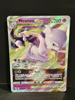 Mewtwo Vstar 031/078 Pokemon GO Holo NM - Image 1