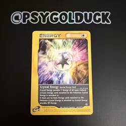 Crystal Energy 146/147 Aquapolis 2002 E-series Pokemon TCG Card B15 - Image 1