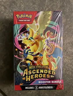 Pokemon TCG Ascended Heroes Booster Bundle (6 packs) Factory Sealed - Image 1