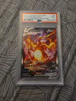 2022 Pokemon SWSH BSP FA/Charizard VMax Ultra Premium Collection #261 PSA 9 MINT - Image 1