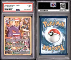 Pokemon TCG Gengar TG06/TG30 Full Art Trainer Gallery Lost Origin PSA 9 Mint - Image 3