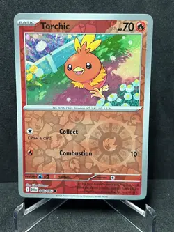 Torchic 040/182 Destined Rivals Pokemon Reverse Holo Near Mint - Image 1